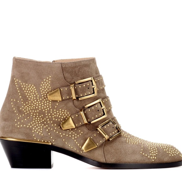 Chloe Shoes - CHLOE Susanna Suede Booties boots 38.5  RETAIL $1395